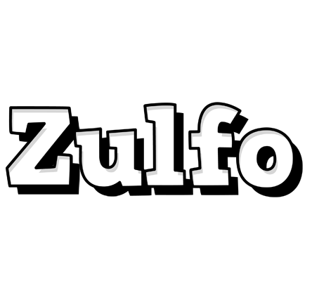 Zulfo snowing logo