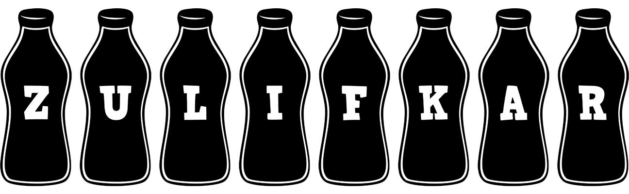 Zulifkar bottle logo