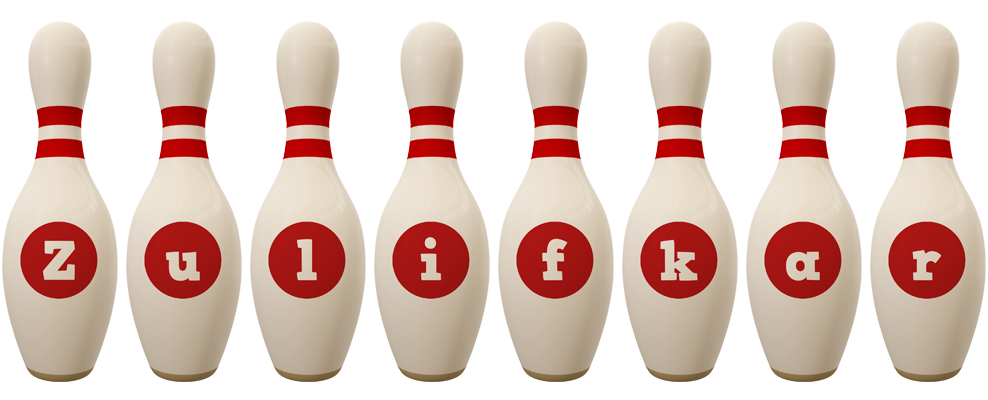 Zulifkar bowling-pin logo