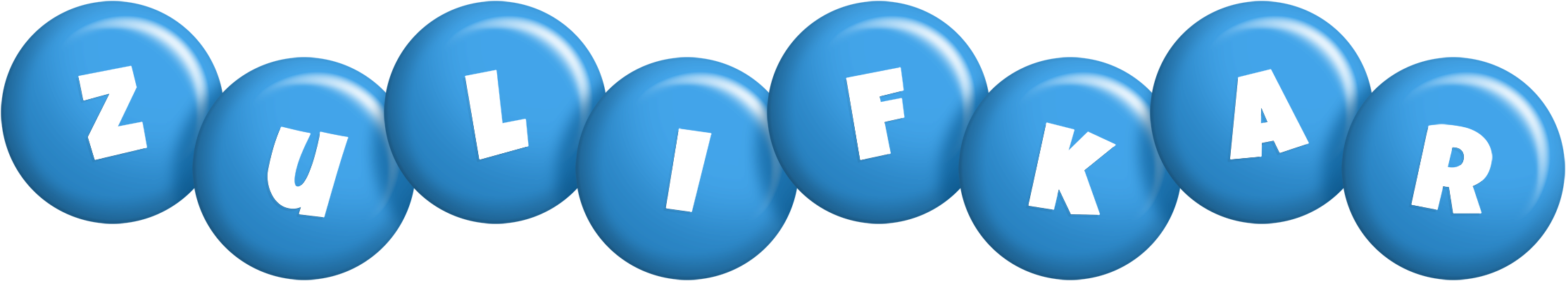 Zulifkar candy-blue logo