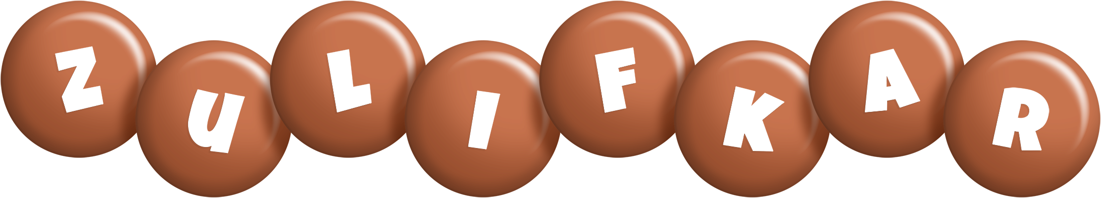 Zulifkar candy-brown logo