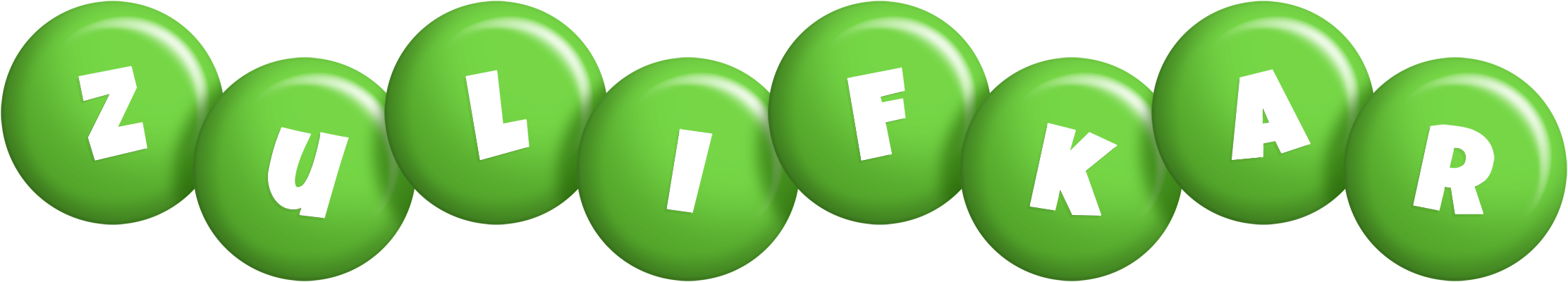 Zulifkar candy-green logo