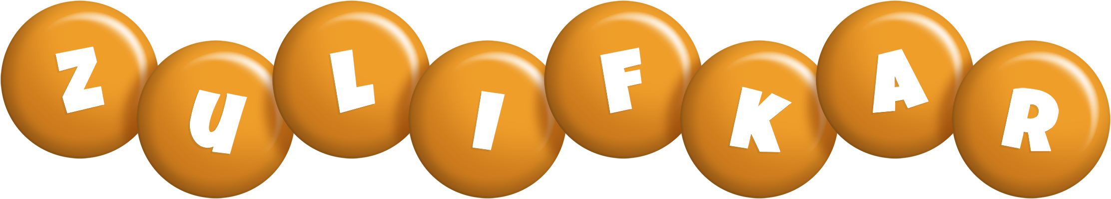 Zulifkar candy-orange logo