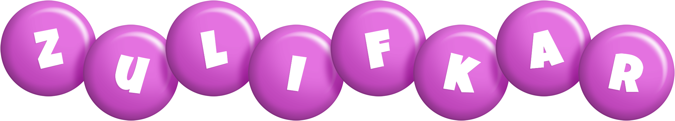 Zulifkar candy-purple logo