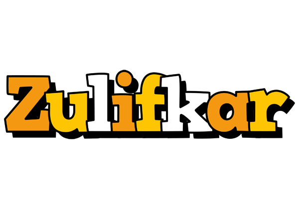 Zulifkar cartoon logo