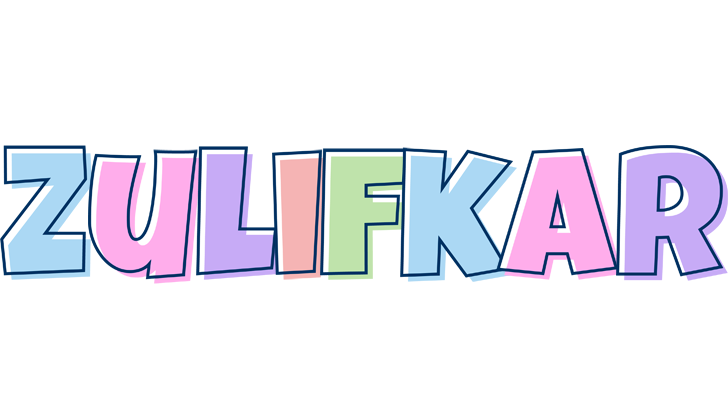 Zulifkar pastel logo