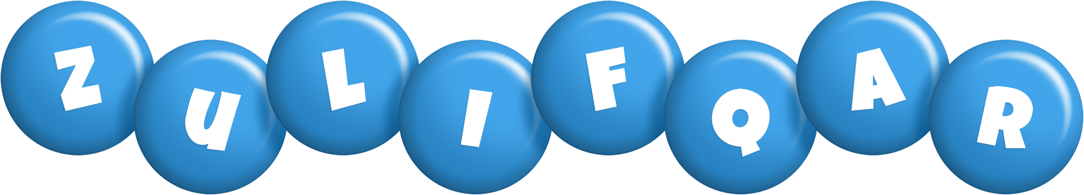 Zulifqar candy-blue logo