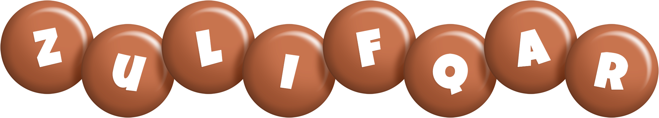 Zulifqar candy-brown logo