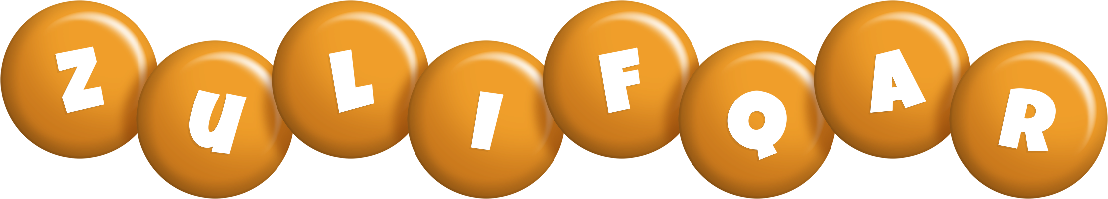 Zulifqar candy-orange logo