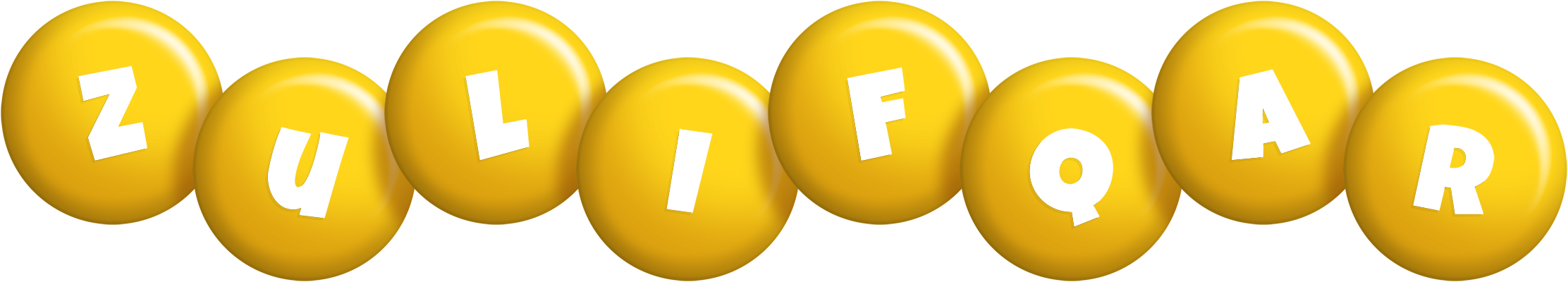 Zulifqar candy-yellow logo