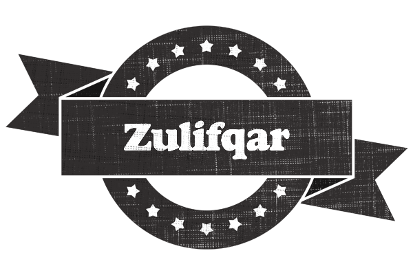 Zulifqar grunge logo