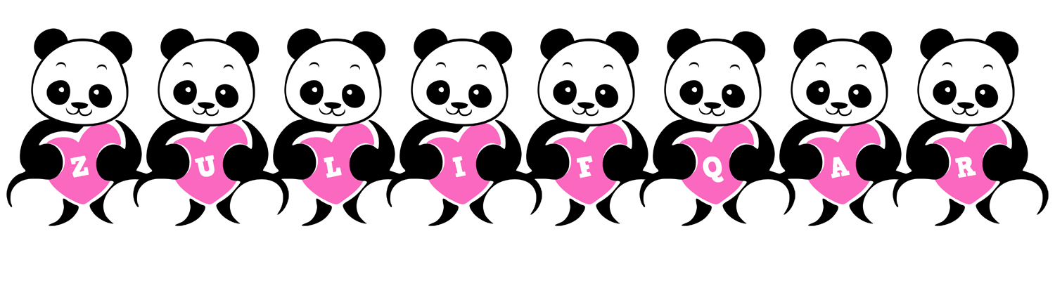 Zulifqar love-panda logo