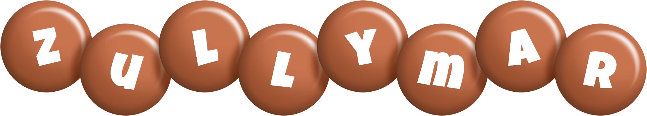 Zullymar candy-brown logo