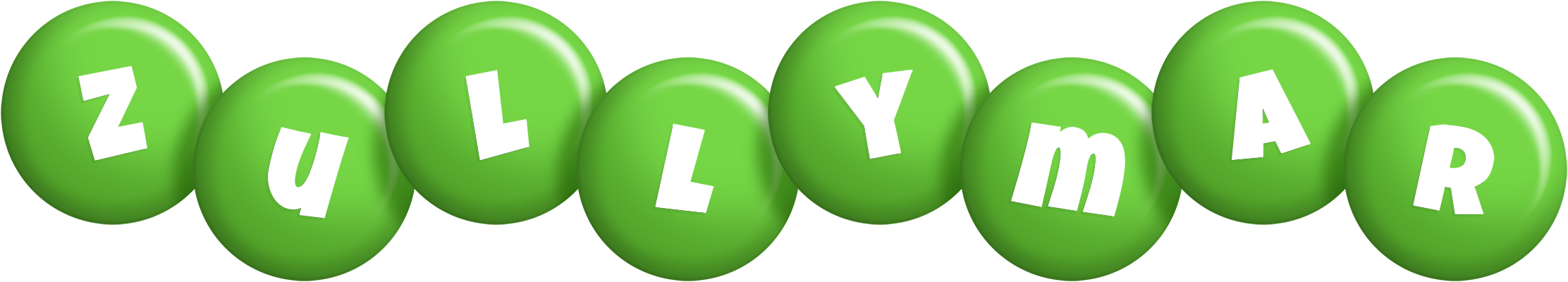 Zullymar candy-green logo