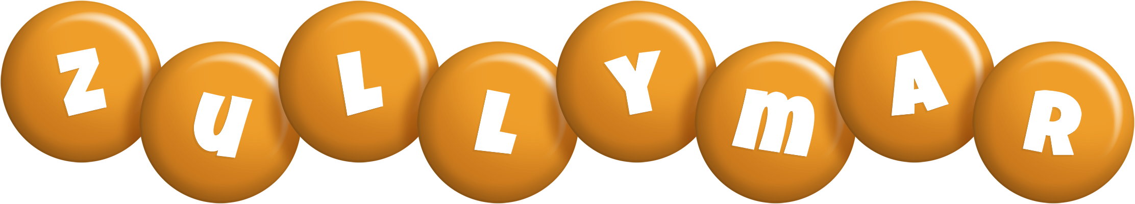 Zullymar candy-orange logo