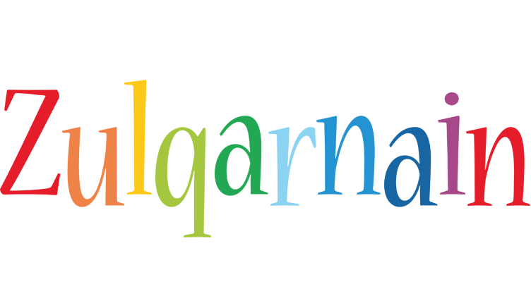 Zulqarnain birthday logo