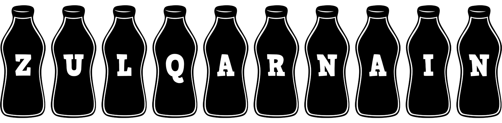 Zulqarnain bottle logo