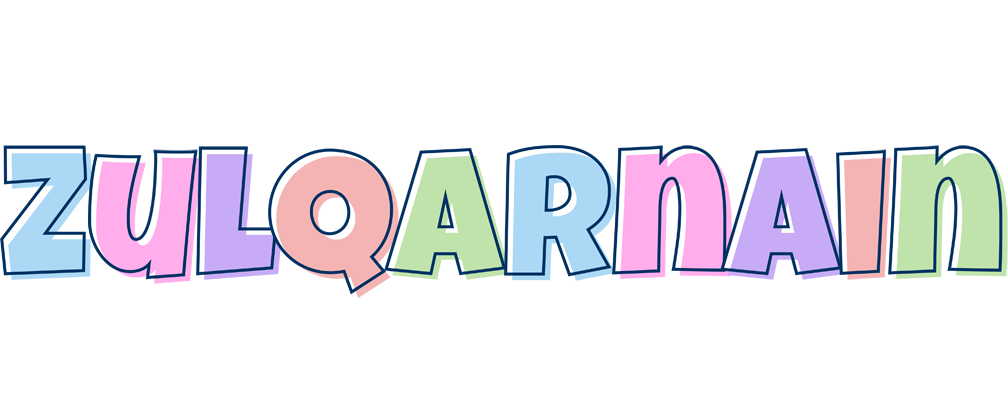Zulqarnain pastel logo