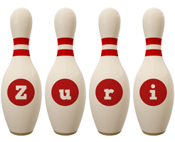 Zuri bowling-pin logo