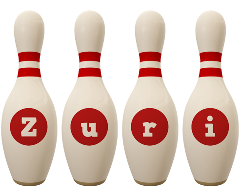 Zuri bowling-pin logo