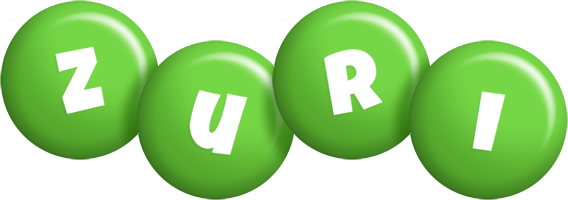 Zuri candy-green logo