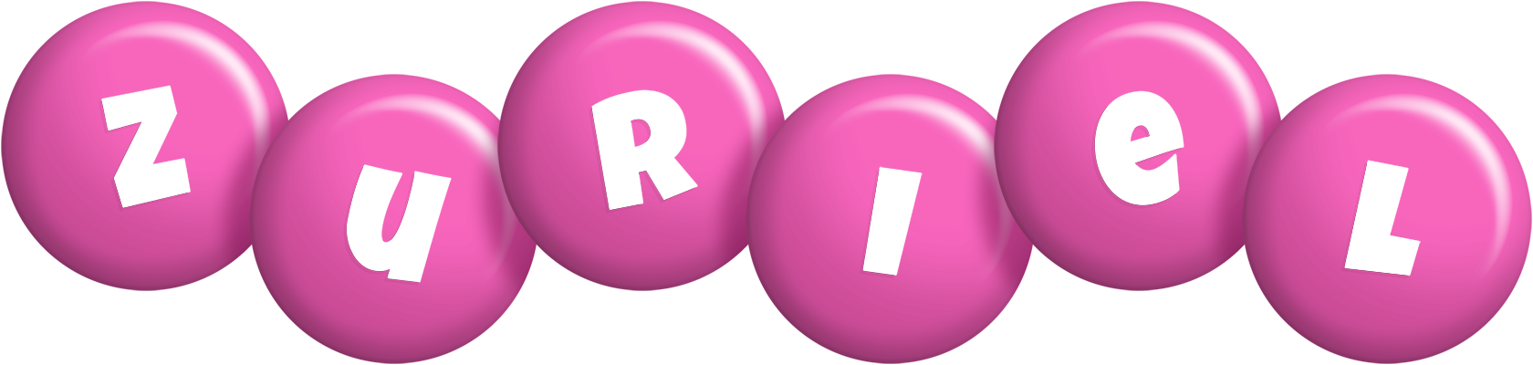Zuriel candy-pink logo