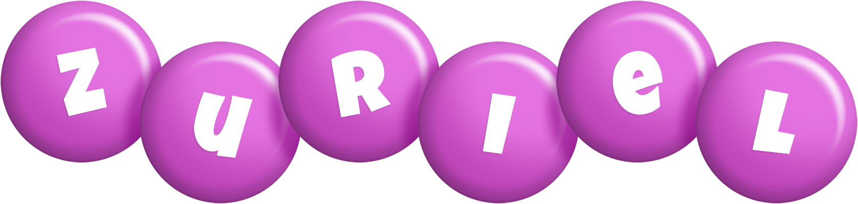 Zuriel candy-purple logo