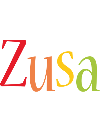 Zusa birthday logo