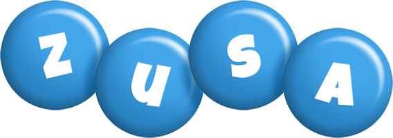 Zusa candy-blue logo