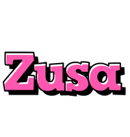Zusa girlish logo