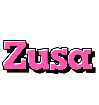 Zusa girlish logo