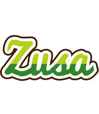 Zusa golfing logo