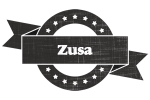 Zusa grunge logo