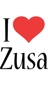 Zusa i-love logo