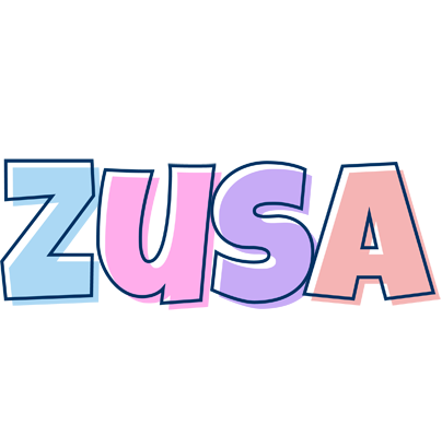 Zusa pastel logo