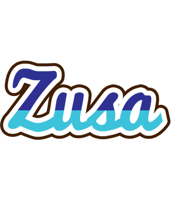 Zusa raining logo