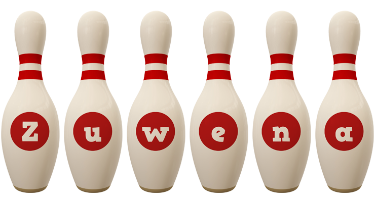 Zuwena bowling-pin logo