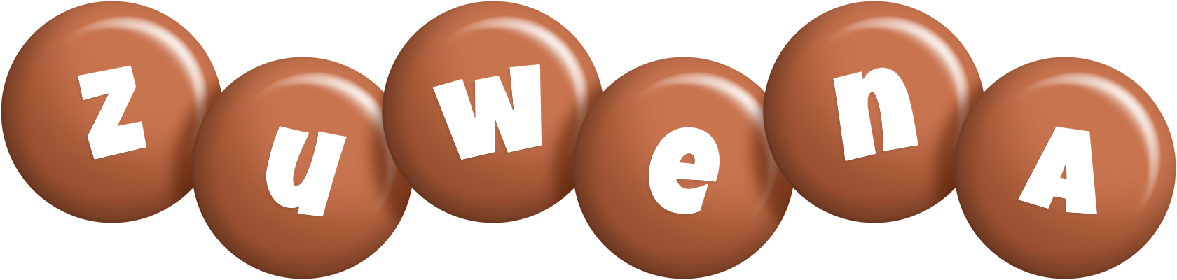 Zuwena candy-brown logo