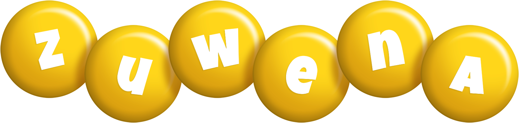 Zuwena candy-yellow logo