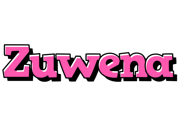 Zuwena girlish logo