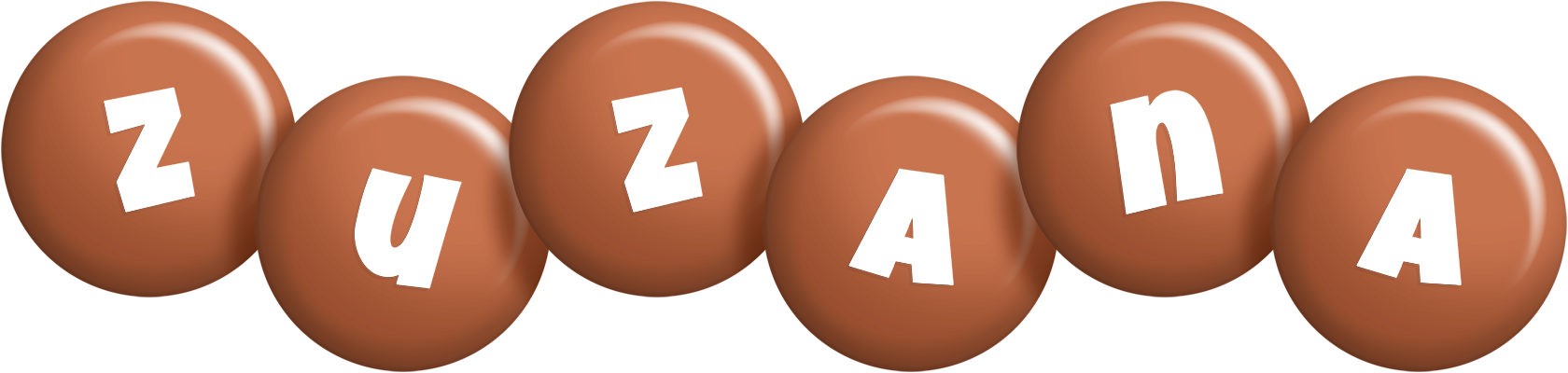 Zuzana candy-brown logo