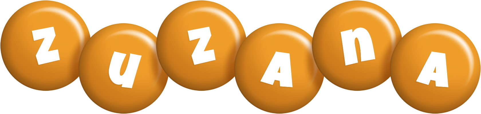 Zuzana candy-orange logo