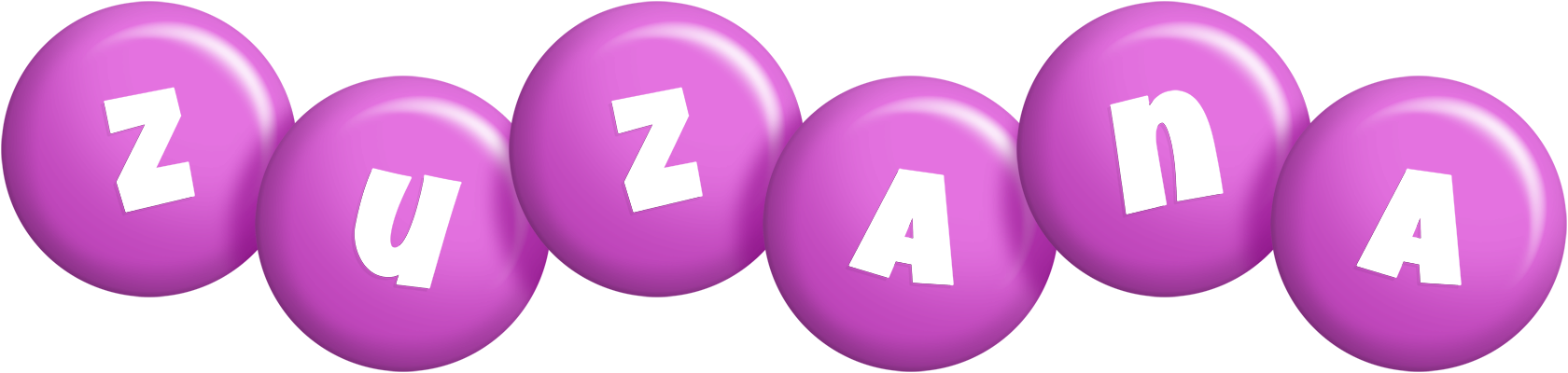 Zuzana candy-purple logo