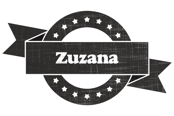 Zuzana grunge logo