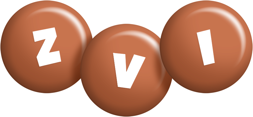 Zvi candy-brown logo