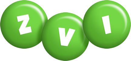 Zvi candy-green logo