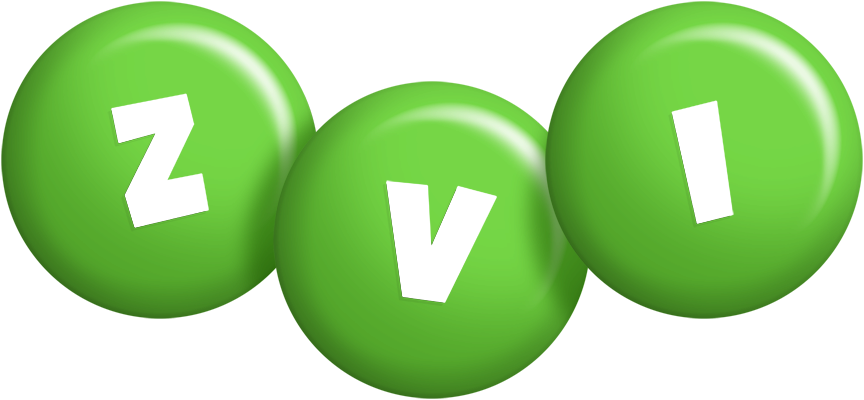 Zvi candy-green logo