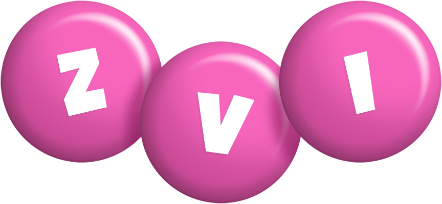Zvi candy-pink logo