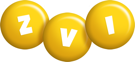 Zvi candy-yellow logo