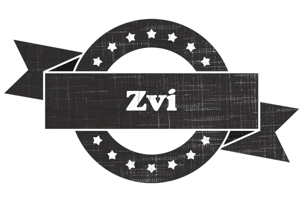 Zvi grunge logo